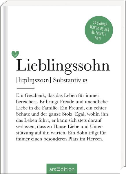 Produktbild: Lieblingssohn (Substantiv, m)