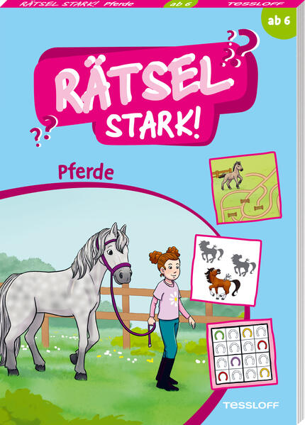 Produktbild: Rätselstark. Pferde