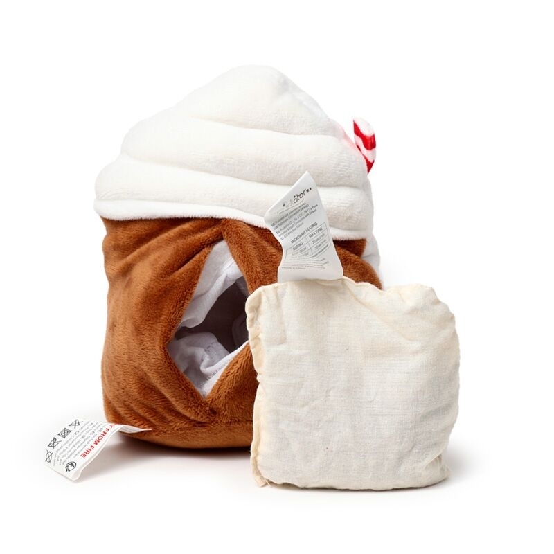 Weitere Ansicht: Spiced Latte Foodiemals Plüsch Wärmekissen