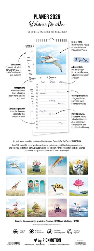 Weitere Ansicht: Planer 2026 - Zauberhafte Welt