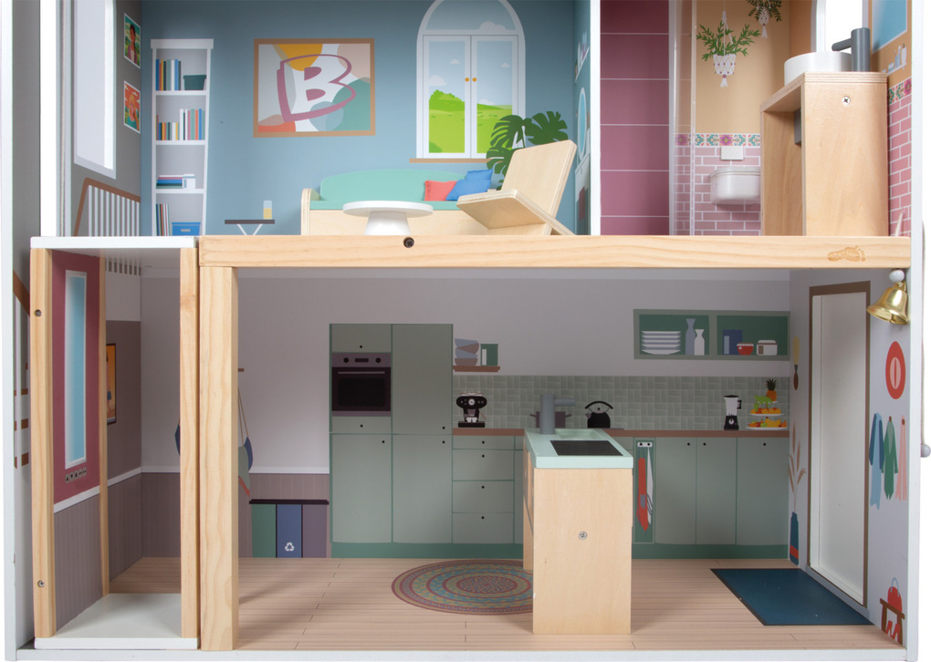 Weitere Ansicht: Puppenhaus Traumvilla XL