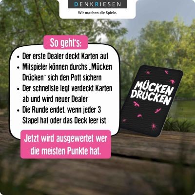 Weitere Ansicht: DENKRIESEN - Mücken Drücken - "Ein Hauen und Stechen." | Reiner Knizia