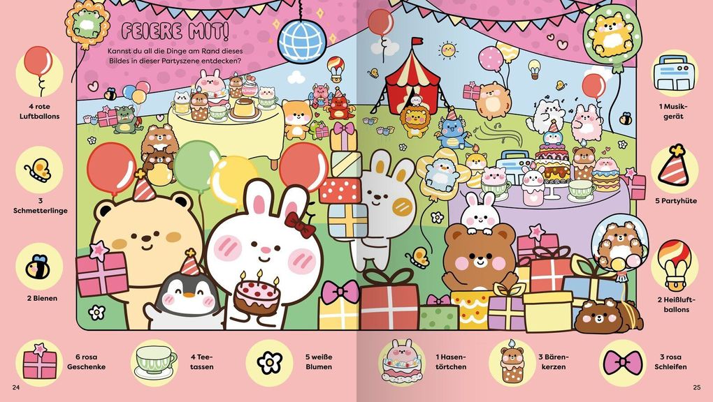 Weitere Ansicht: Cupcakes | Kawaii - Mal-und Rätselbuch | Bruce Em