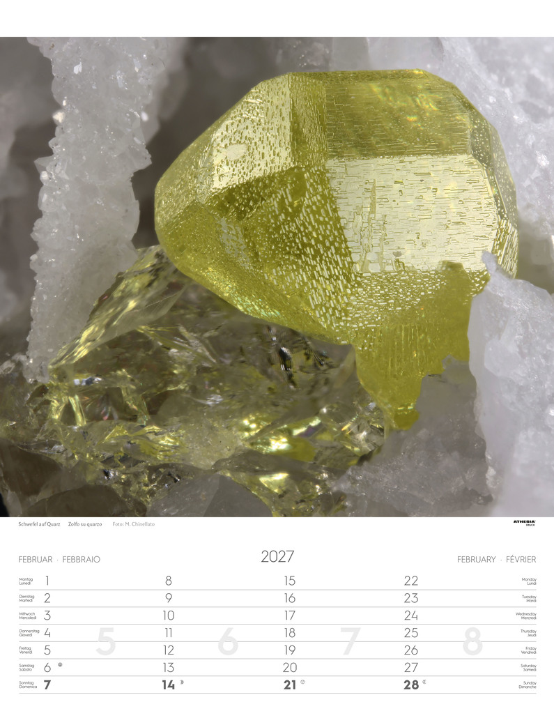 Weitere Ansicht: Mineralien Kalender 2027