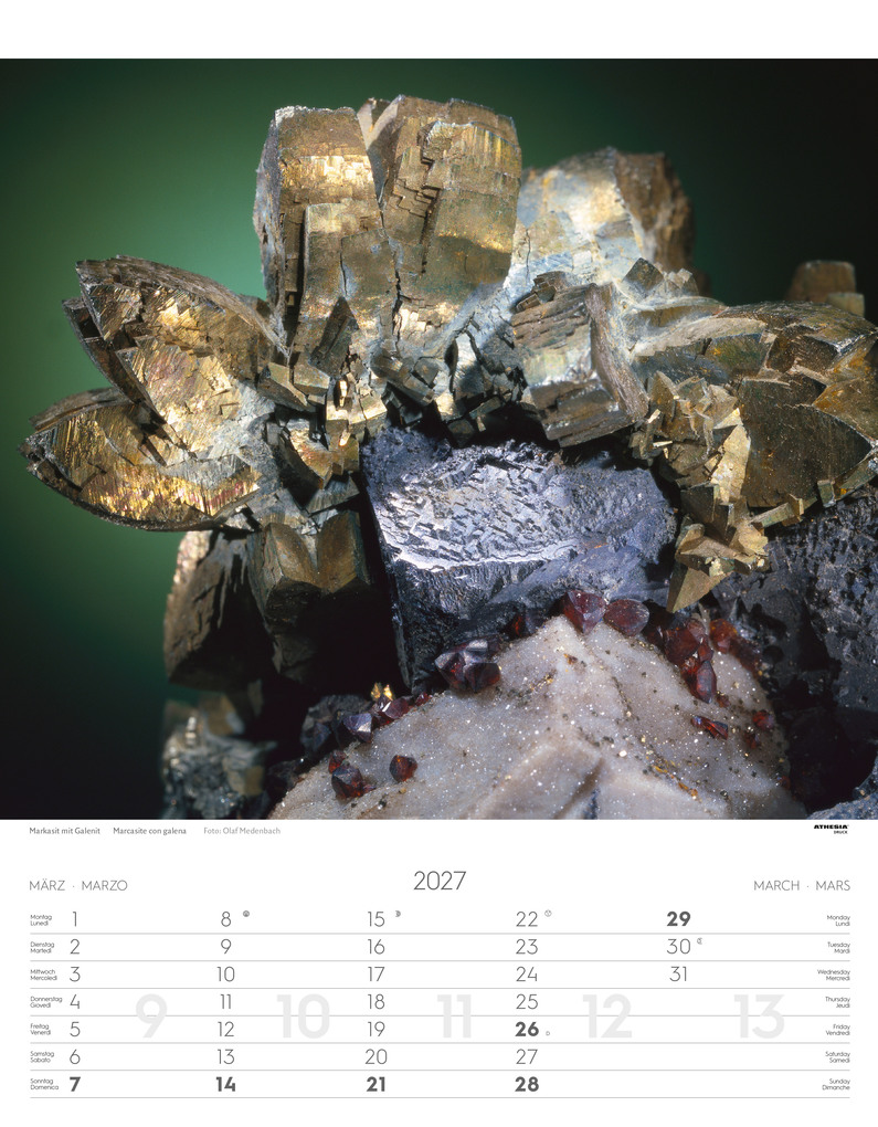 Weitere Ansicht: Mineralien Kalender 2027