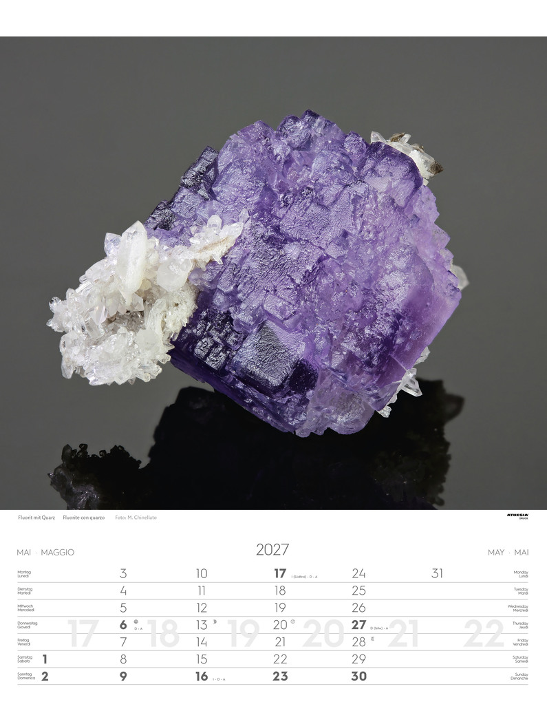 Weitere Ansicht: Mineralien Kalender 2027