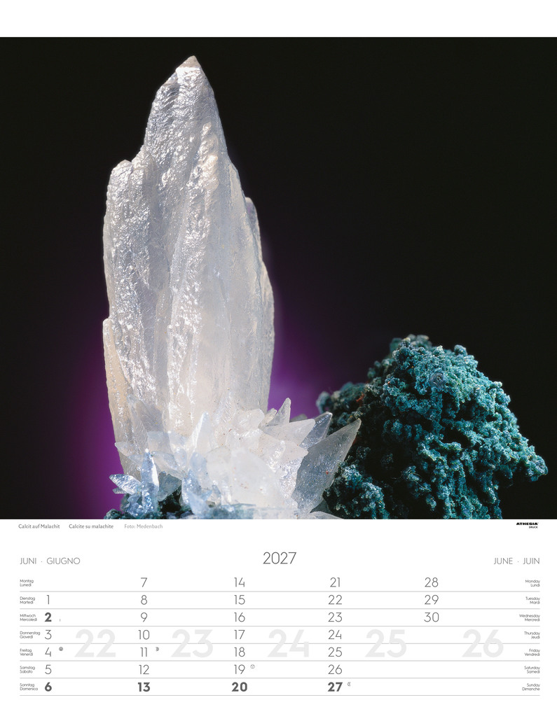 Weitere Ansicht: Mineralien Kalender 2027