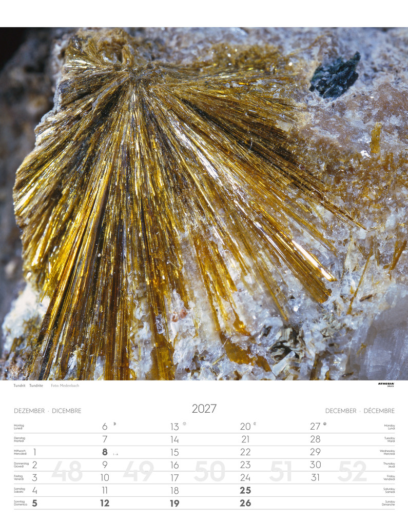 Weitere Ansicht: Mineralien Kalender 2027