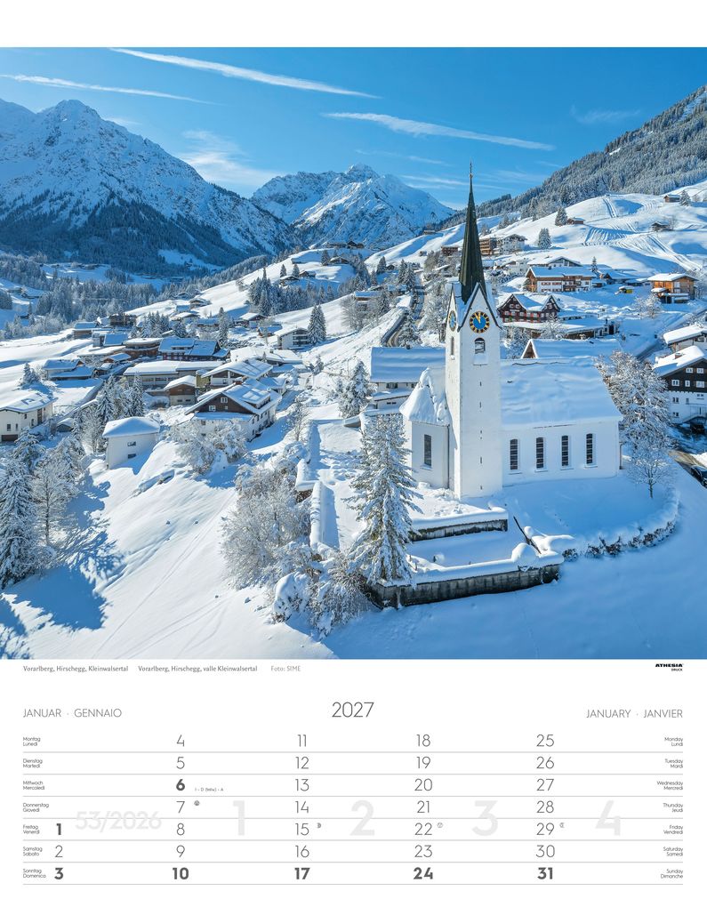 Weitere Ansicht: Österreich Kalender 2027