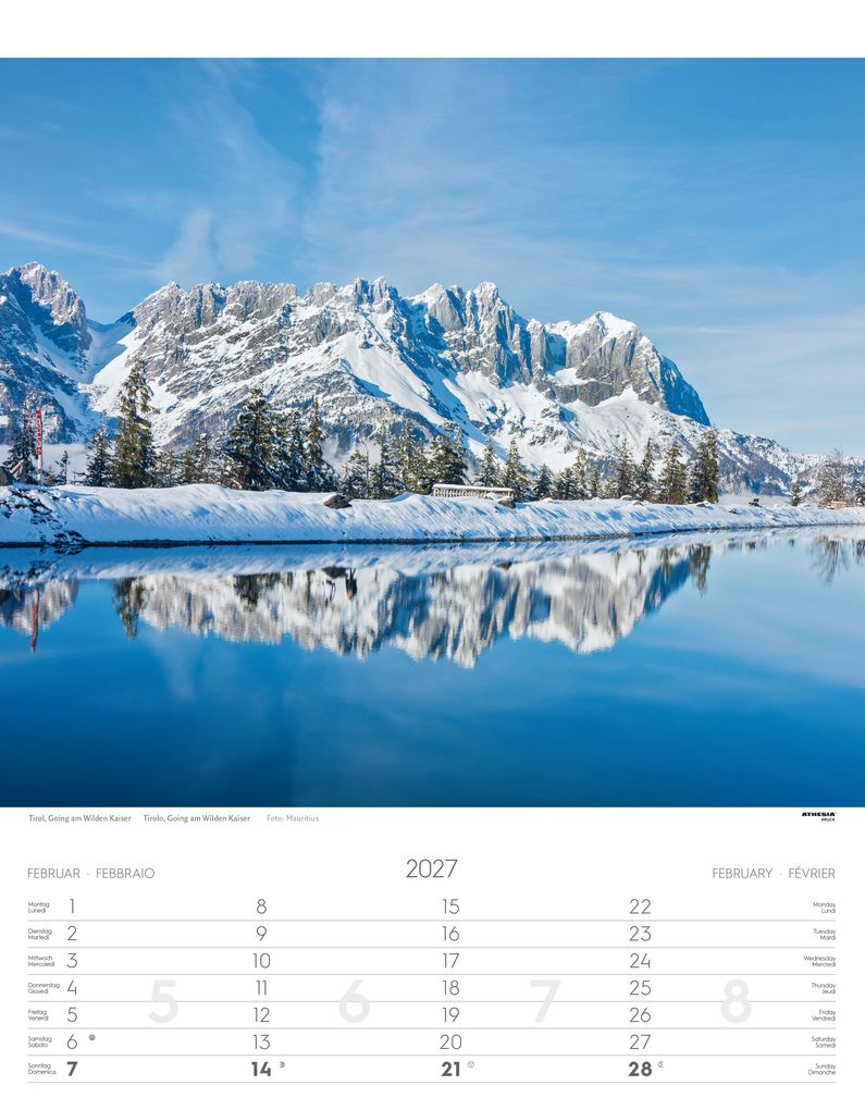 Weitere Ansicht: Österreich Kalender 2027