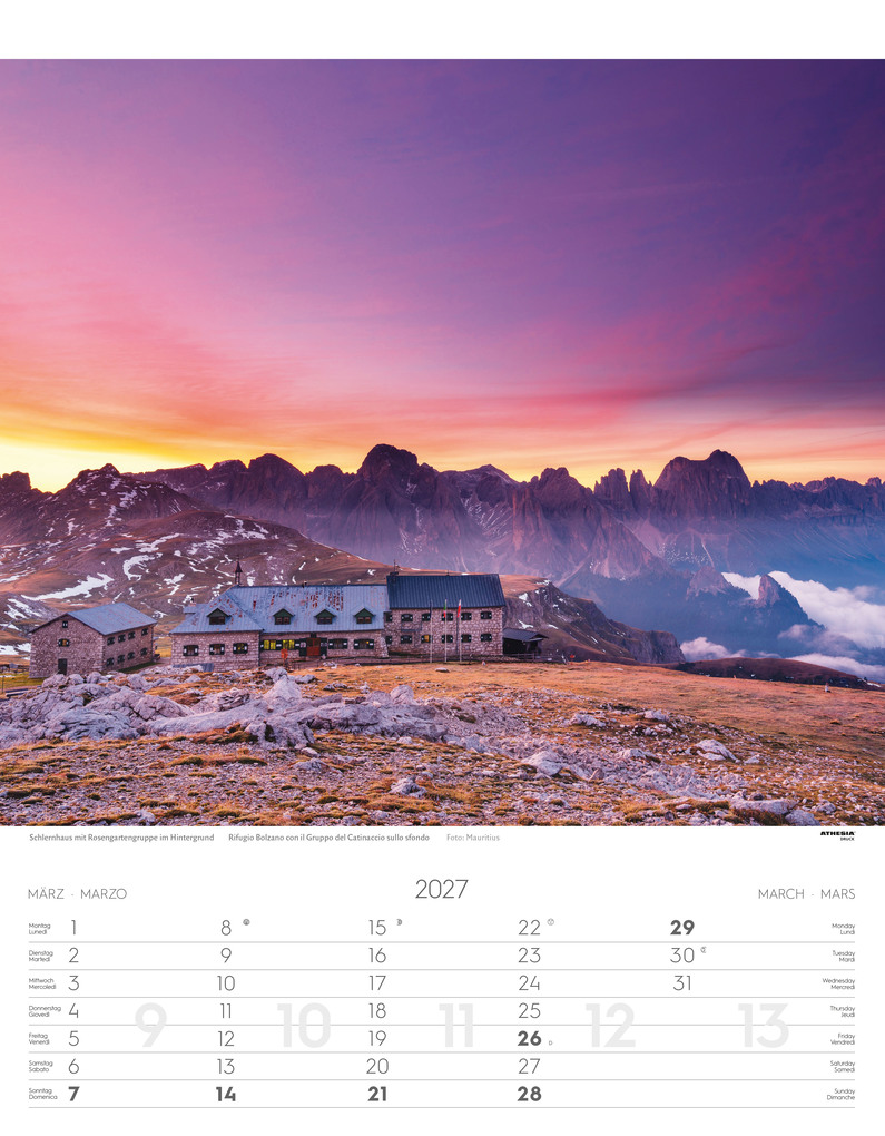Weitere Ansicht: Südtirol Kalender 2027