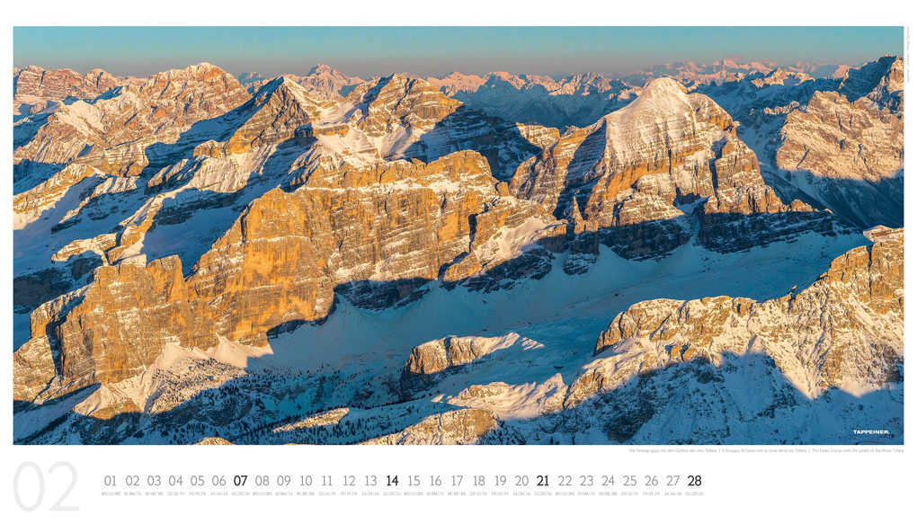 Weitere Ansicht: Luftbildkalender Dolomiten 2027