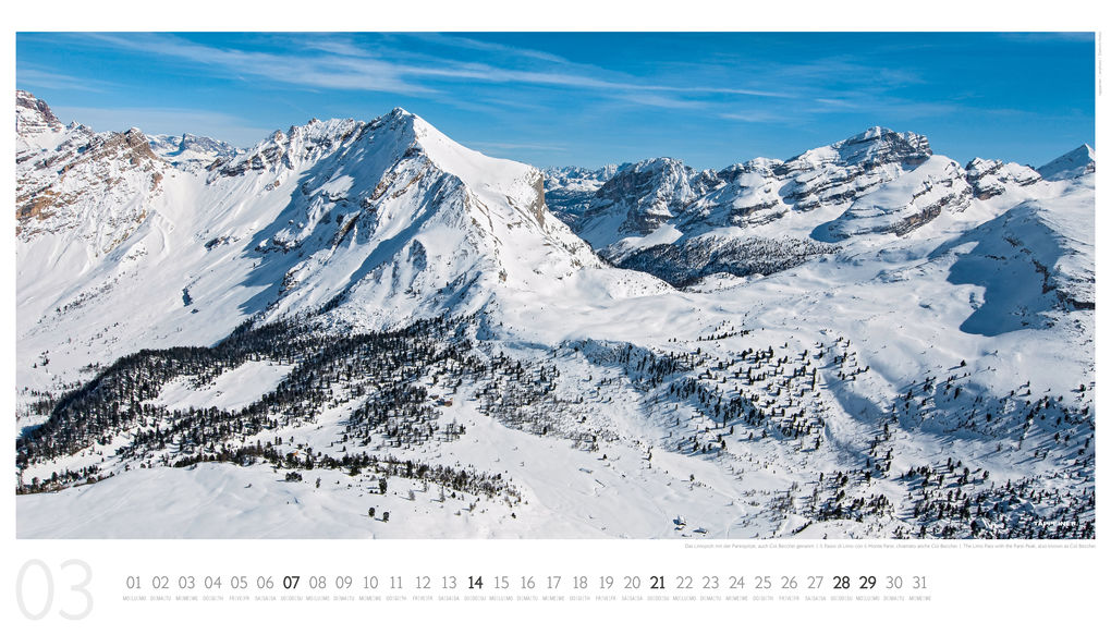Weitere Ansicht: Luftbildkalender Dolomiten 2027