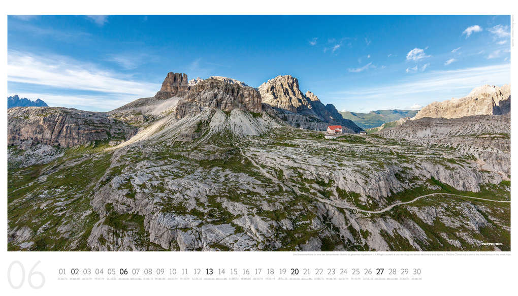 Weitere Ansicht: Luftbildkalender Dolomiten 2027