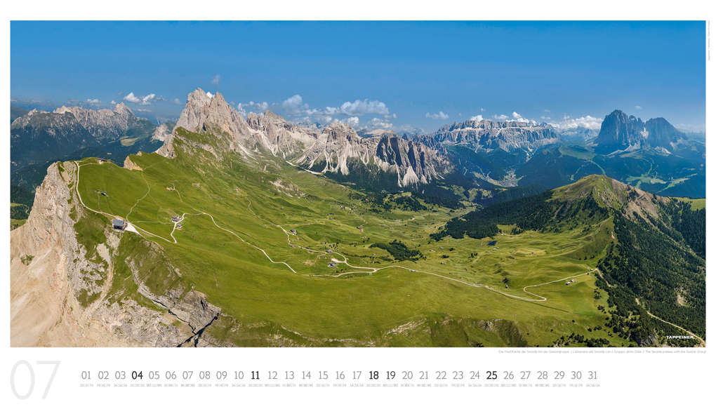Weitere Ansicht: Luftbildkalender Dolomiten 2027