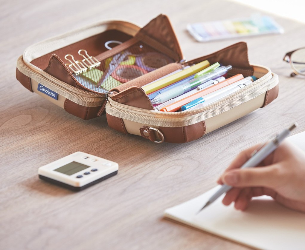 Weitere Ansicht: Carchette Carry Pouch (Beige) - Stiftetasche - Kosmetiktasche