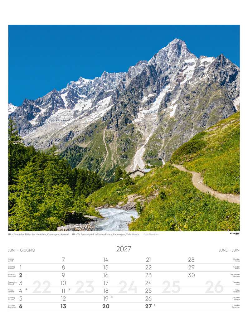 Weitere Ansicht: Alpen Kalender 2027