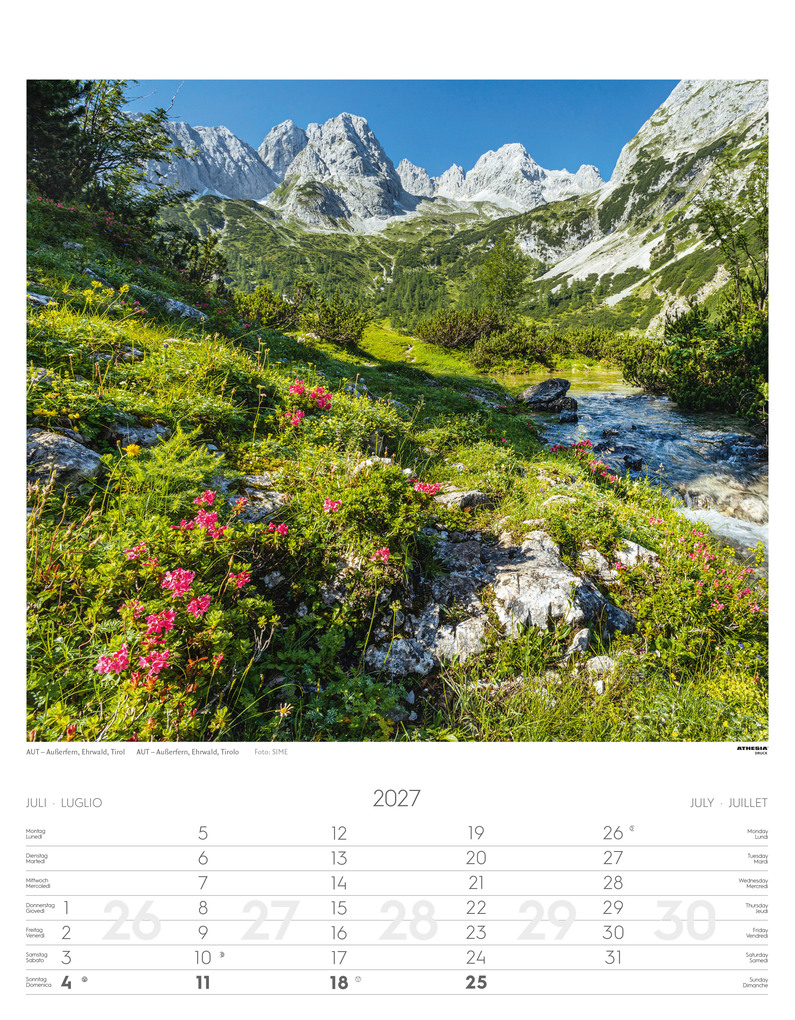 Weitere Ansicht: Alpen Kalender 2027