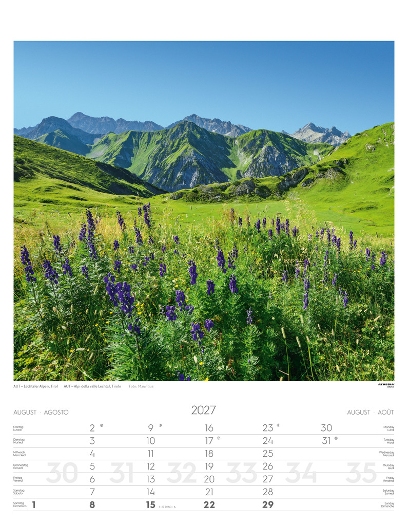 Weitere Ansicht: Alpen Kalender 2027