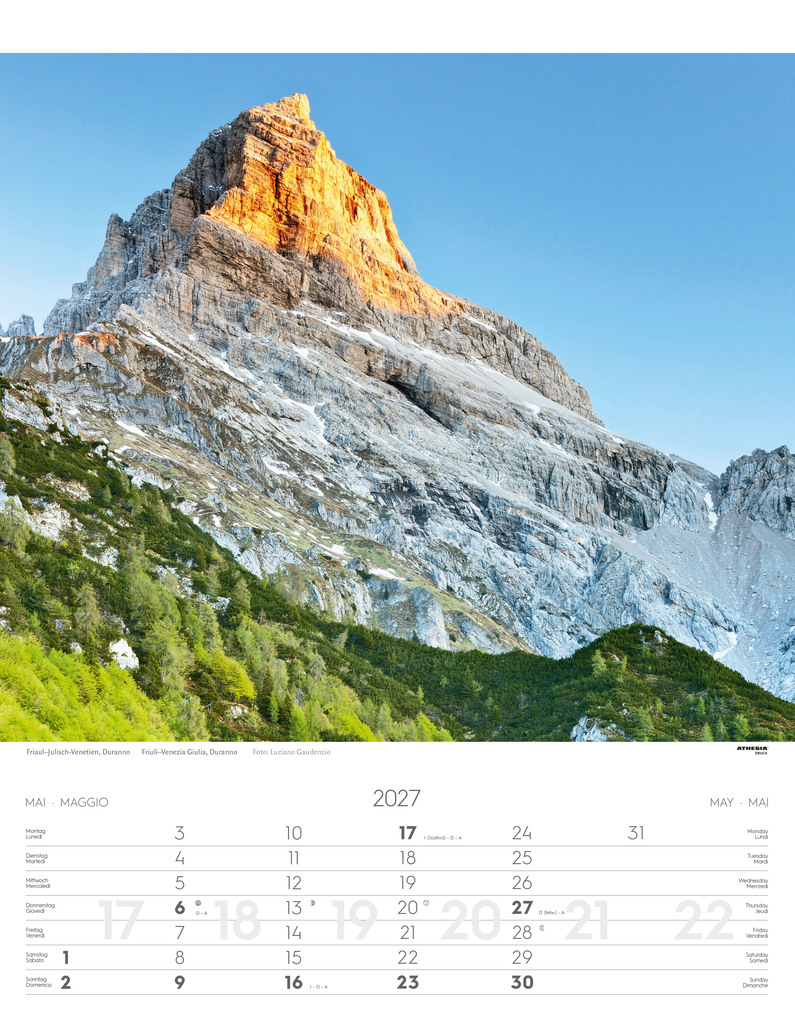 Weitere Ansicht: Weltnaturerbe Dolomiten Kalender 2027