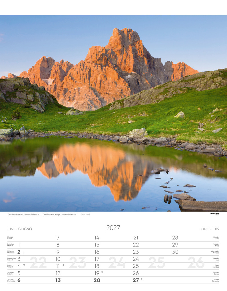 Weitere Ansicht: Weltnaturerbe Dolomiten Kalender 2027