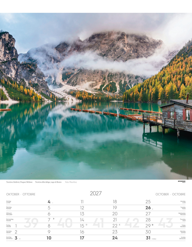 Weitere Ansicht: Weltnaturerbe Dolomiten Kalender 2027