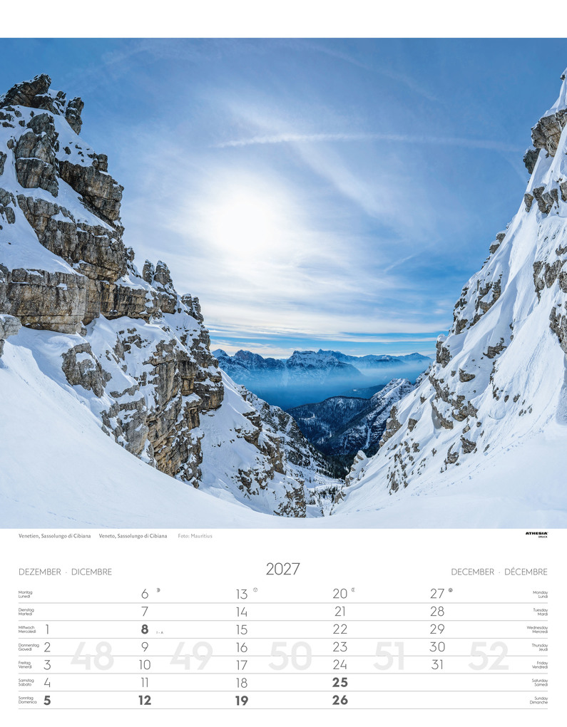 Weitere Ansicht: Weltnaturerbe Dolomiten Kalender 2027