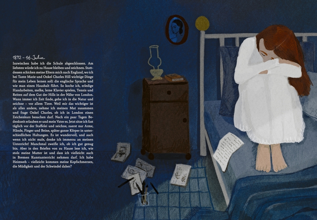 Weitere Ansicht: Paula Modersohn-Becker - Ich bin mutig, ich male | Kinderbuch über Kunst, Mut & Selbstvertrauen ab 8 Jahren | Anja Putensen