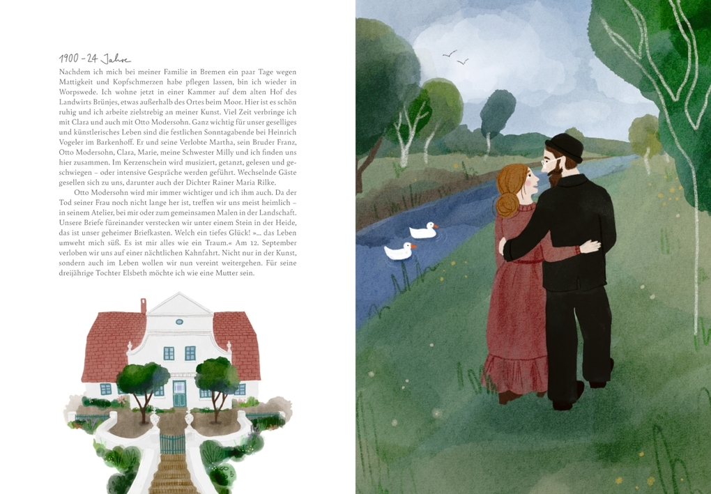 Weitere Ansicht: Paula Modersohn-Becker - Ich bin mutig, ich male | Kinderbuch über Kunst, Mut & Selbstvertrauen ab 8 Jahren | Anja Putensen