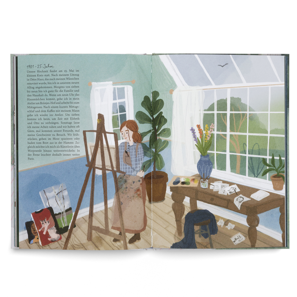 Weitere Ansicht: Paula Modersohn-Becker - Ich bin mutig, ich male | Kinderbuch über Kunst, Mut & Selbstvertrauen ab 8 Jahren | Anja Putensen