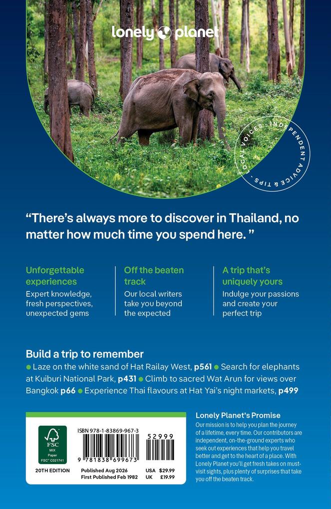 Weitere Ansicht: Lonely Planet Thailand | David Eimer, Austin Bush, Philipp Meier, Chawadee Nualkhair, Aydan Stuart