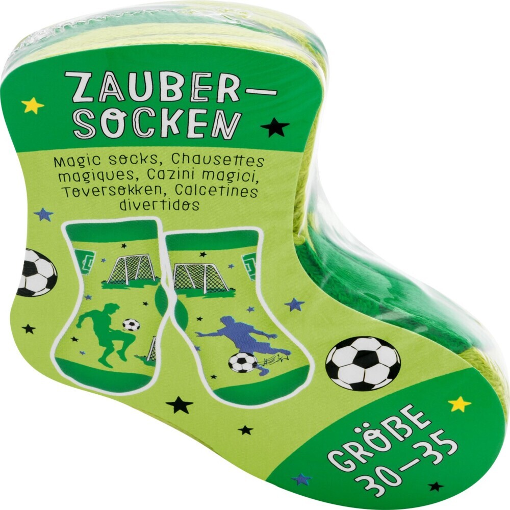 Weitere Ansicht: Zaubersocken für Kinder Motiv "Fußball"