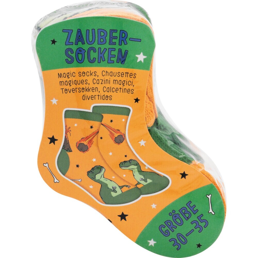 Weitere Ansicht: Zaubersocken für Kinder Motiv "Dino"