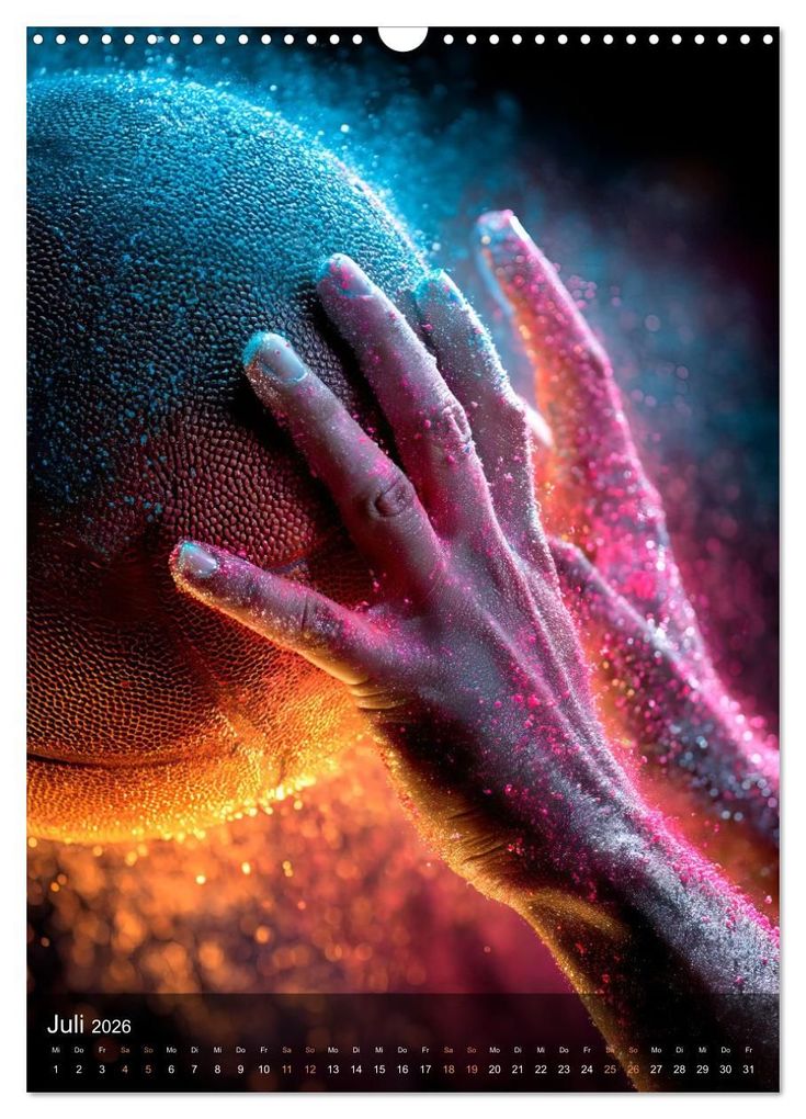 Weitere Ansicht: Basketball - Die visuelle Kraft des Sports (Wandkalender 2026 DIN A3 hoch), CALVENDO Monatskalender | Melanie Viola, Calvendo