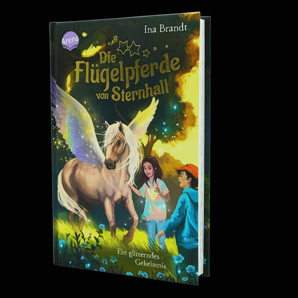 Weitere Ansicht: Die Flügelpferde von Sternhall (2). Ein glitzerndes Geheimnis | Ina Brandt