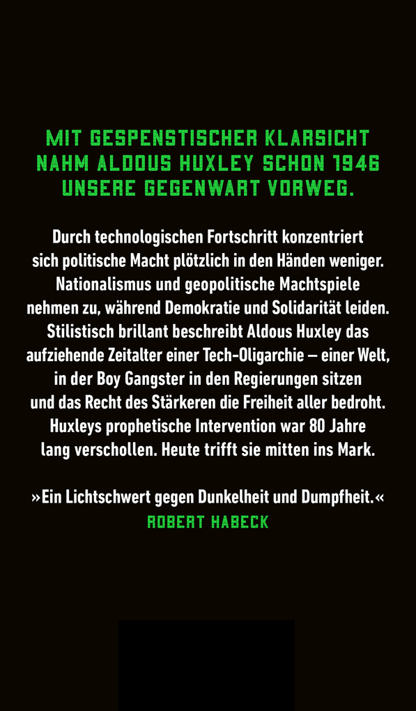Weitere Ansicht: Zeit der Oligarchen | Aldous Huxley