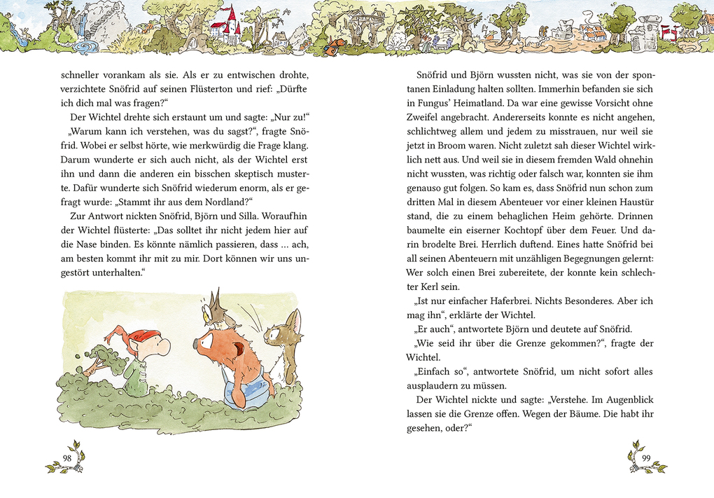 Weitere Ansicht: Snöfrid aus dem Wiesental (7). Die ganz und gar tollkühne Rettung der wunderlichen Wanderpilze | Andreas H. Schmachtl