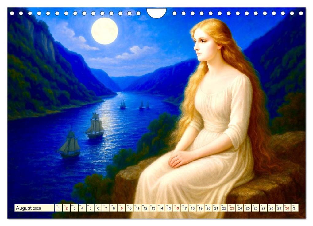 Weitere Ansicht: Heinrich Heine. Sein Leben, seine literarischen Werke (Wandkalender 2026 DIN A4 quer), CALVENDO Monatskalender | Steffani Lehmann, Calvendo