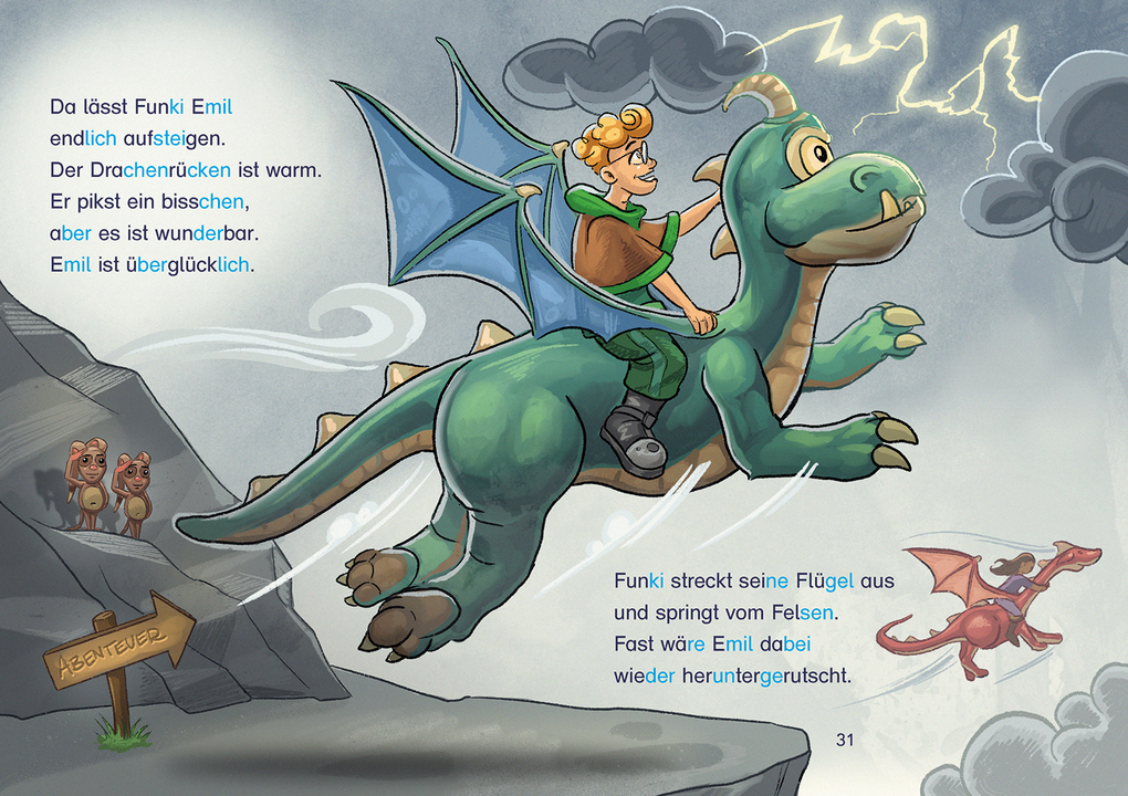 Weitere Ansicht: Die Drachenreiter von Potzblitz | Anna Ruhe