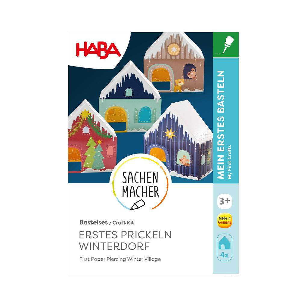 Weitere Ansicht: Bastelset - Erstes Prickeln Winterdorf