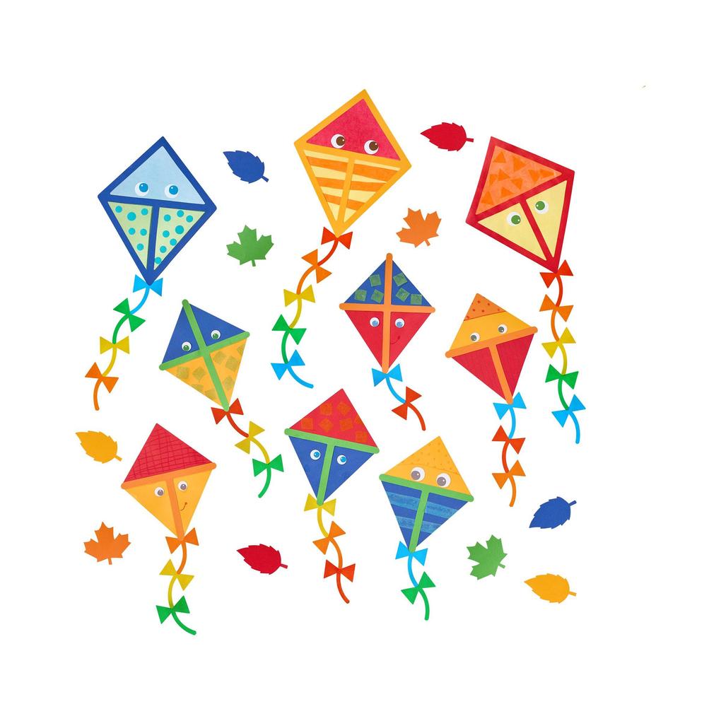 Weitere Ansicht: Bastelset - Fensterbild Drachensteigen