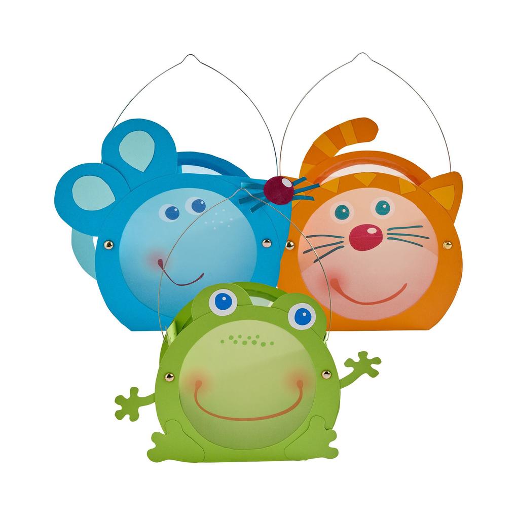 Weitere Ansicht: Bastelset - Mini-Klammerlaternen Tiere