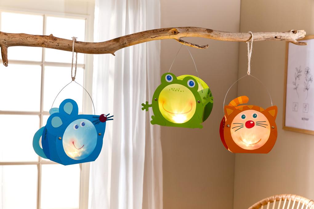 Weitere Ansicht: Bastelset - Mini-Klammerlaternen Tiere