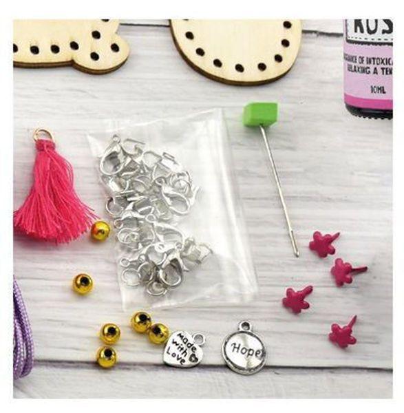 Weitere Ansicht: Bastelset -Holz-Halskette