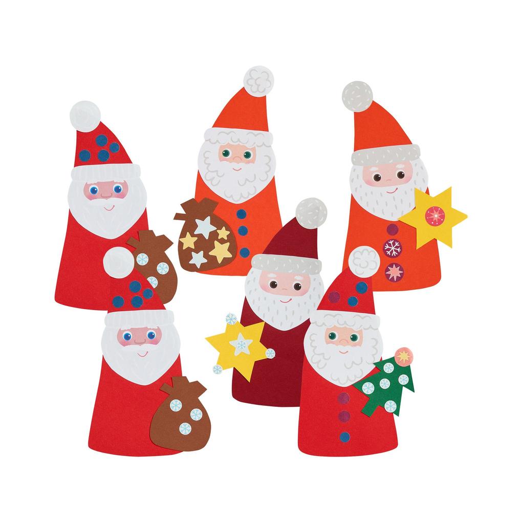 Weitere Ansicht: Bastelset - Erstes Kleben Nikoläuse