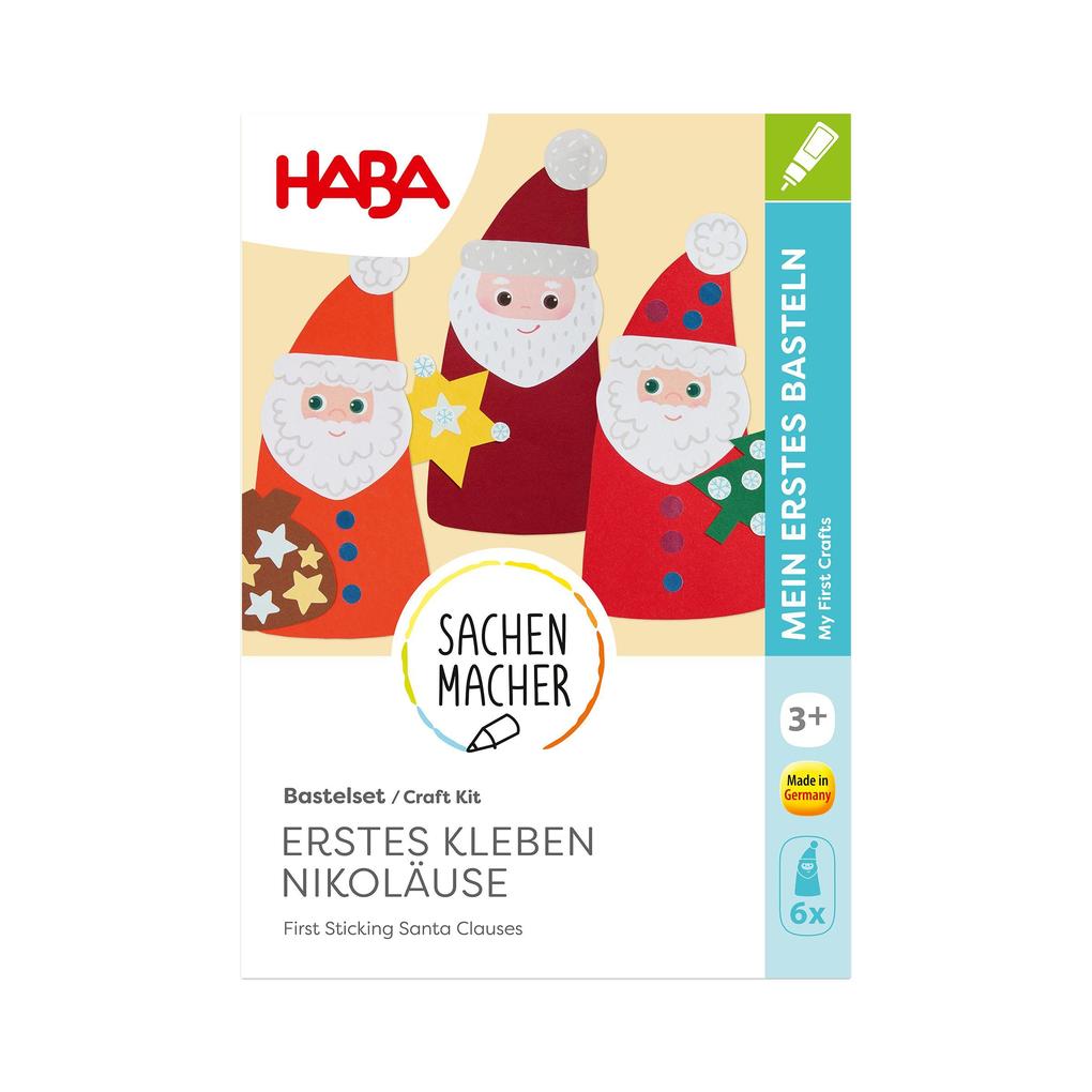 Weitere Ansicht: Bastelset - Erstes Kleben Nikoläuse