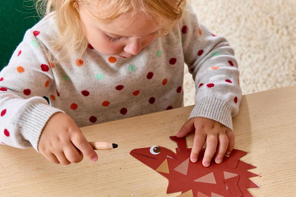 Weitere Ansicht: Bastelset - Erstes Schneiden Kastanienkumpel