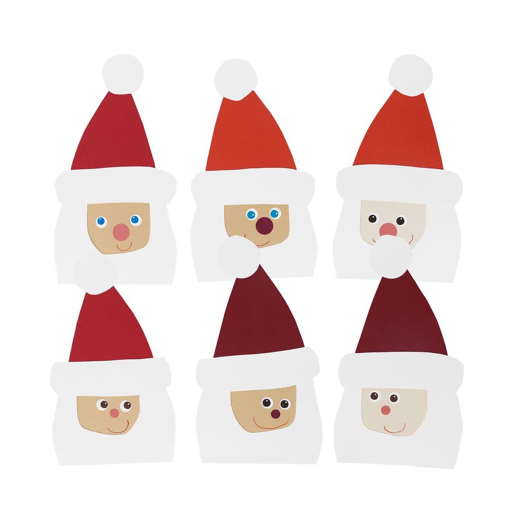 Weitere Ansicht: Bastelset - Erstes Schneiden Nikoläuse