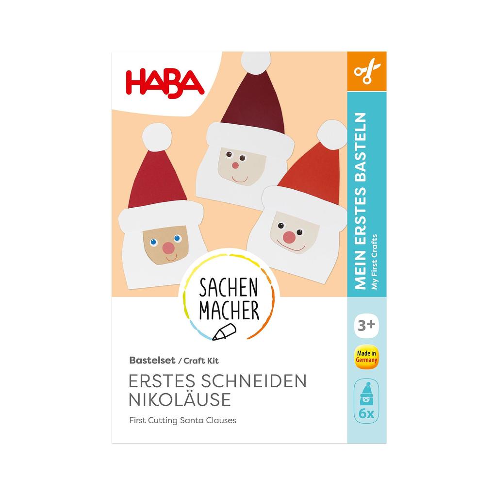 Weitere Ansicht: Bastelset - Erstes Schneiden Nikoläuse