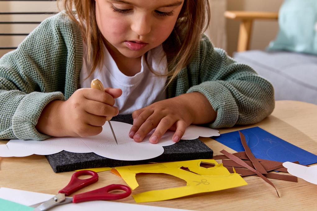 Weitere Ansicht: Bastelset - Erstes Prickeln Schneemann